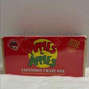 Apples to Apples Expansion Crate One - Red/Yellow/Green Box